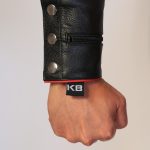 Kristen Bjorn Leather Wristband