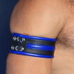 Armband blue leather