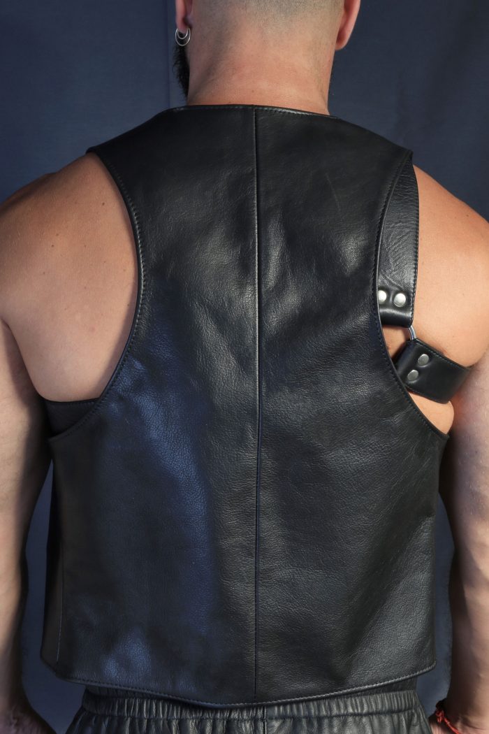 Kristen Bjorn gay mens Leather Vest
